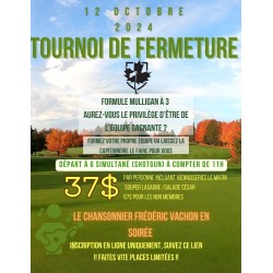 Tournoi de fermeture - 12...