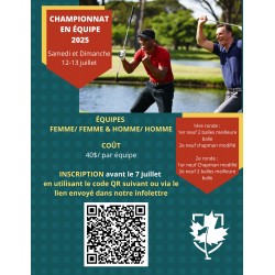 Inscription Championnat en...