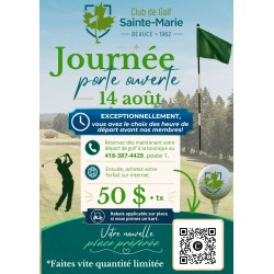 Promo porte ouverte 14 août